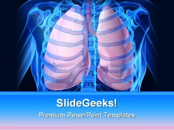 Detail Lung Powerpoint Template Nomer 20
