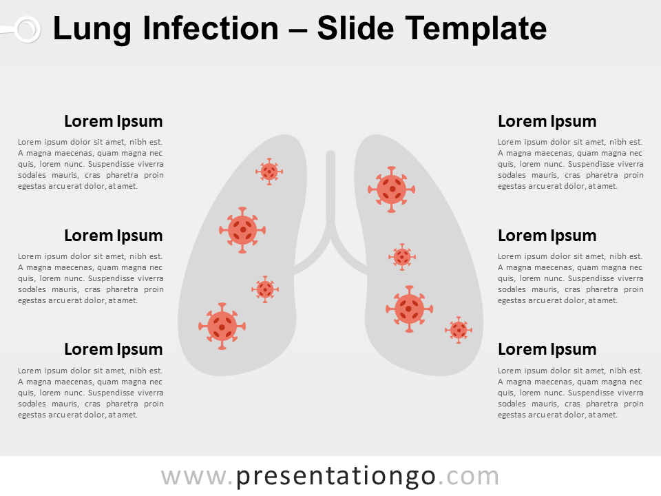 Detail Lung Powerpoint Template Nomer 29