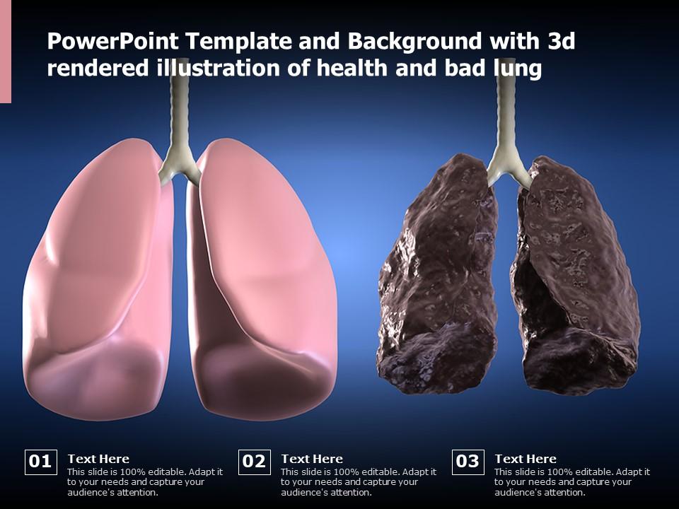 Detail Lung Powerpoint Template Nomer 33