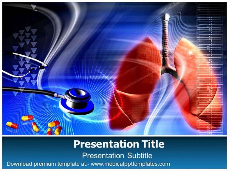 Detail Lung Powerpoint Template Free Nomer 14