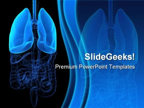 Detail Lung Powerpoint Template Free Nomer 15