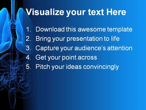 Detail Lung Powerpoint Template Free Nomer 32