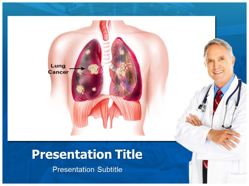 Detail Lung Powerpoint Template Free Nomer 53