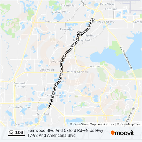 Lynx 103 Bus Schedule - KibrisPDR