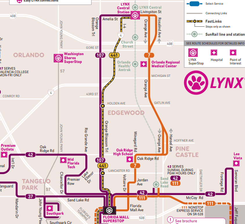 Detail Lynx Bus Routes 42 Nomer 14