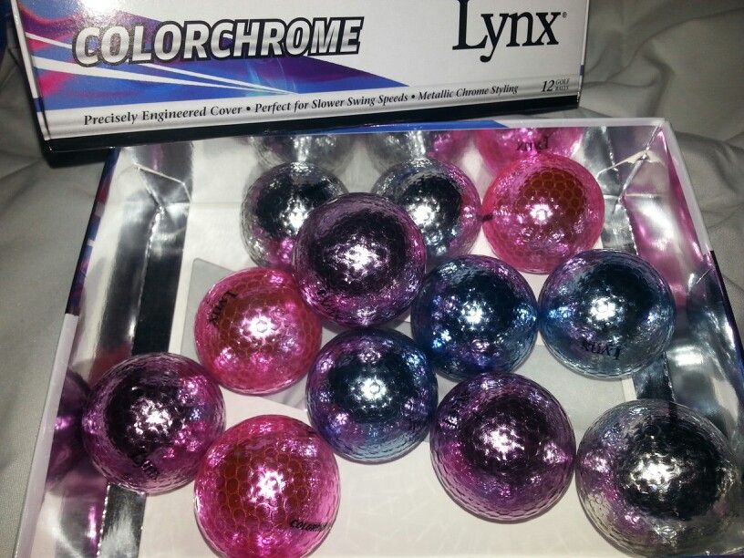 Detail Lynx Color Chrome Golf Balls Nomer 2