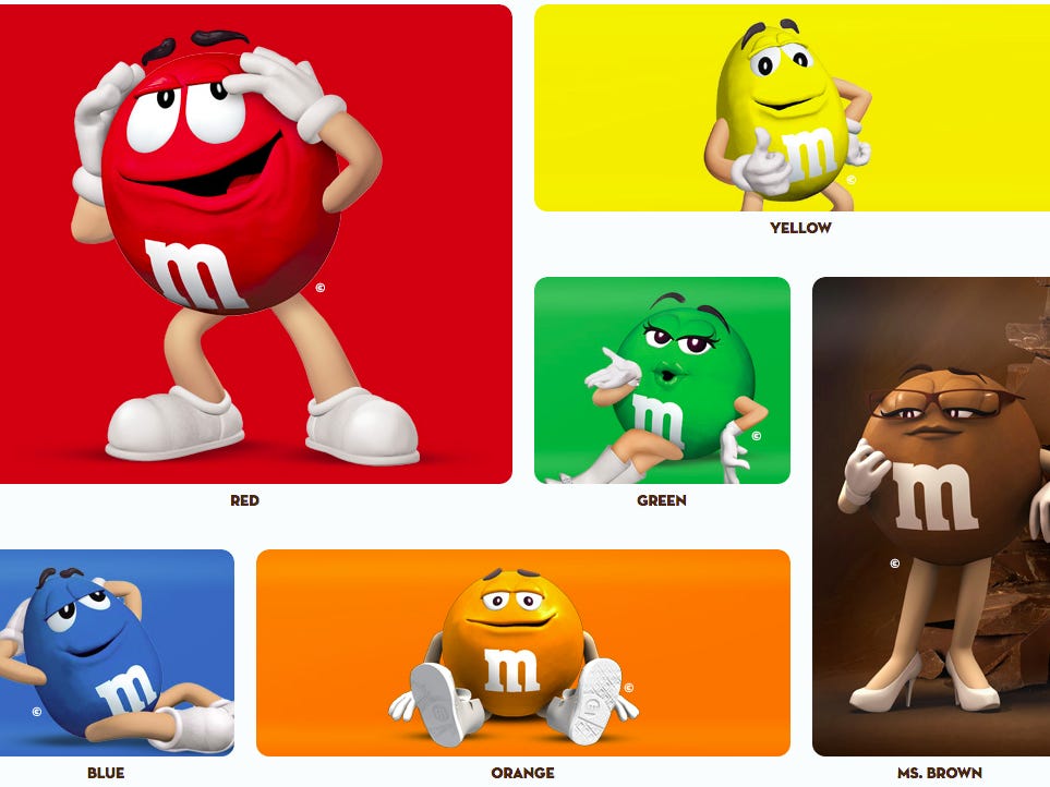 M And M Characters Names - KibrisPDR