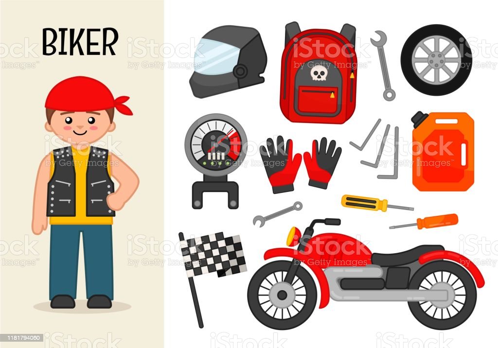 Detail Pengendara Motor Vector Nomer 9