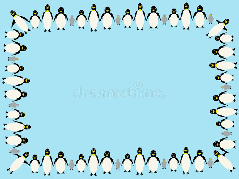 Detail Penguin Border Clipart Nomer 8