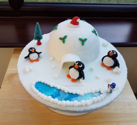 Detail Penguin Igloo Cake Nomer 15