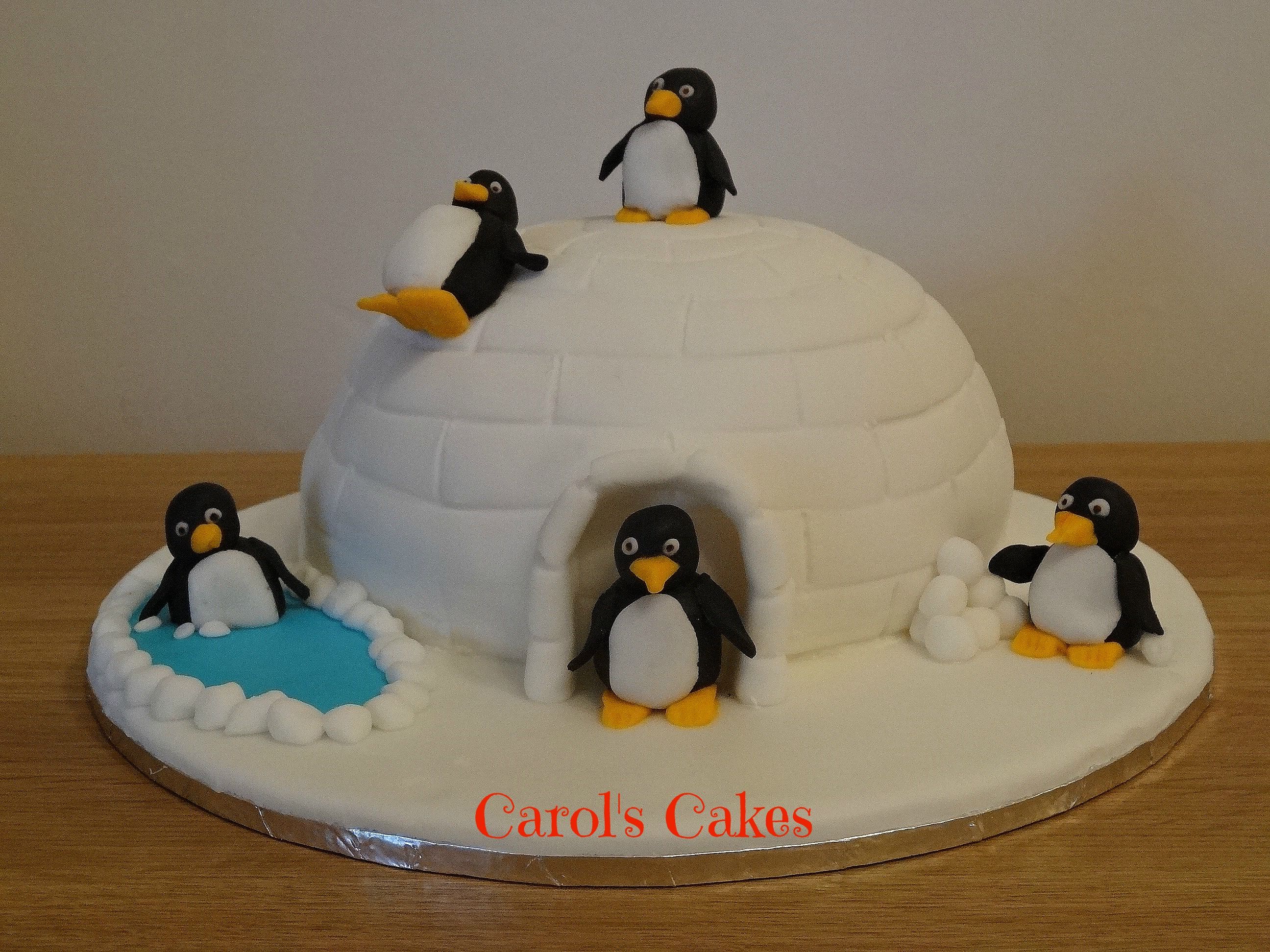 Detail Penguin Igloo Cake Nomer 3