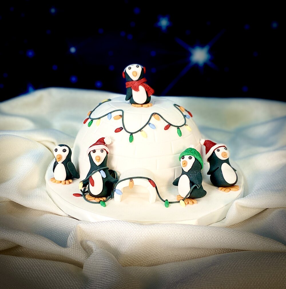 Detail Penguin Igloo Cake Nomer 32