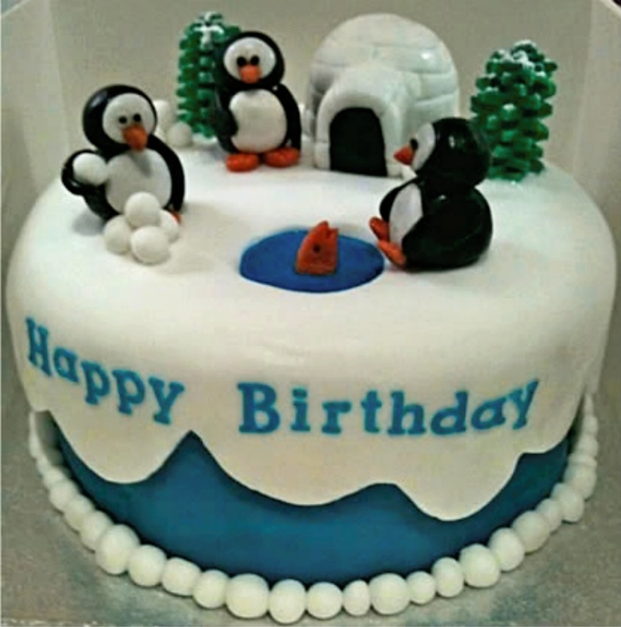 Detail Penguin Igloo Cake Nomer 34