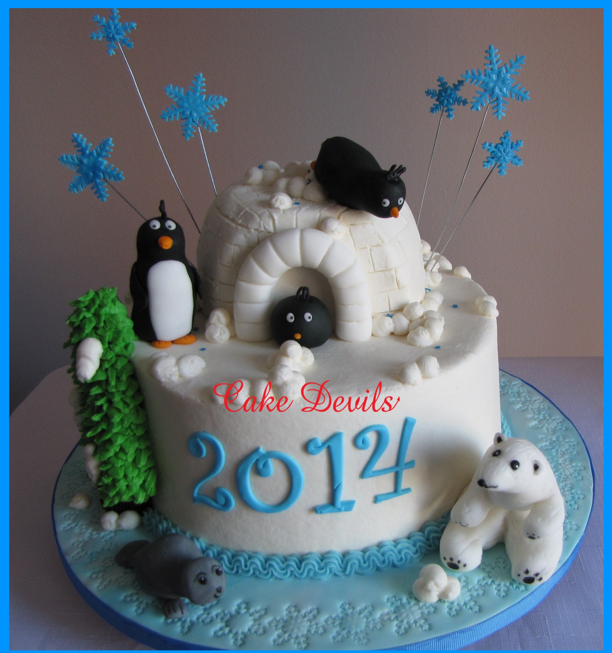 Detail Penguin Igloo Cake Nomer 41