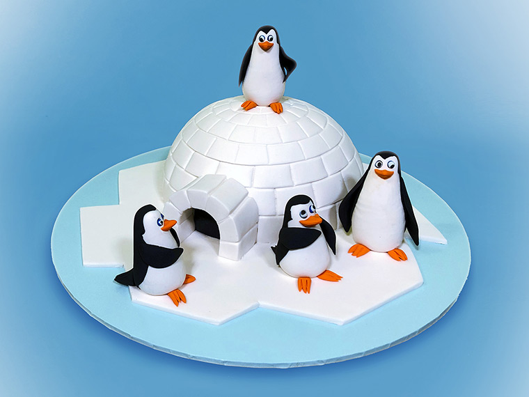 Detail Penguin Igloo Cake Nomer 5