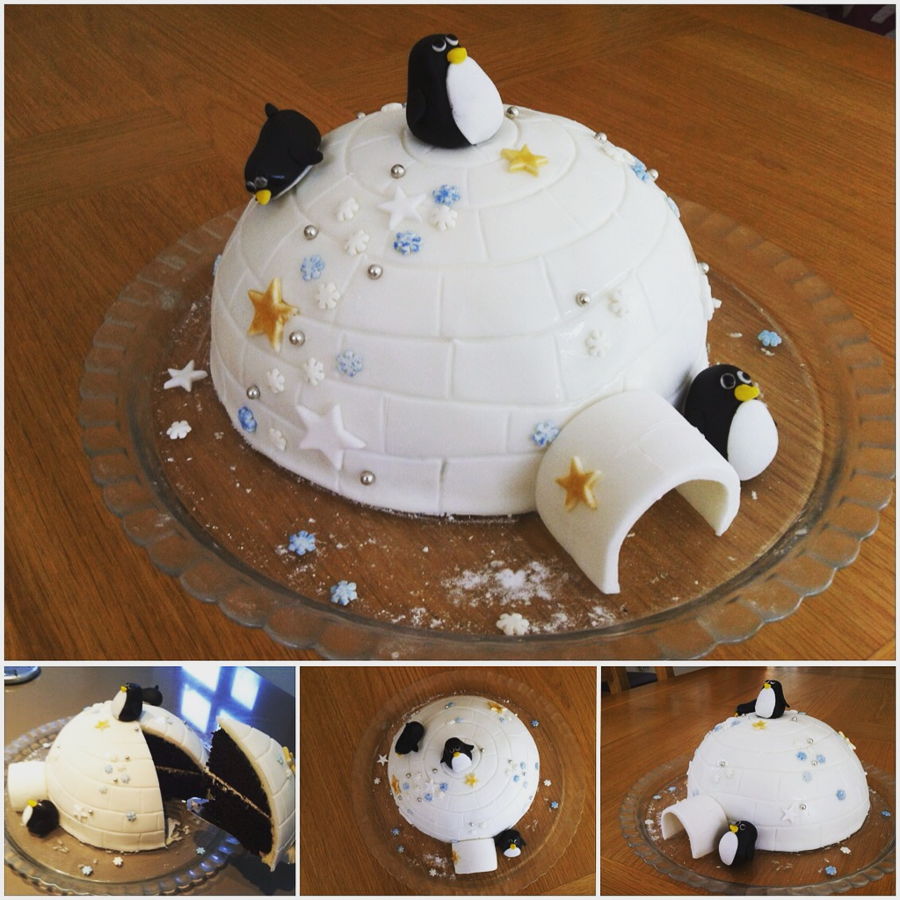 Detail Penguin Igloo Cake Nomer 50