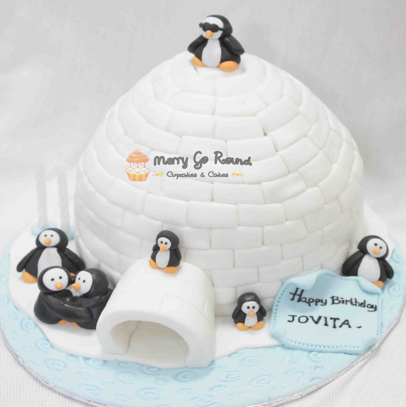 Detail Penguin Igloo Cake Nomer 6