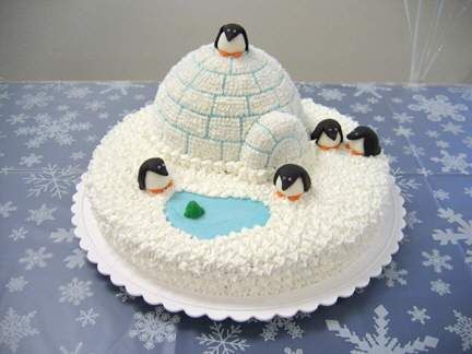 Detail Penguin Igloo Cake Nomer 7