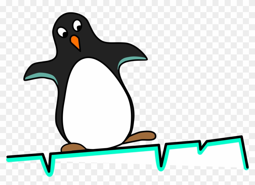 Detail Penguin On Ice Clipart Nomer 17