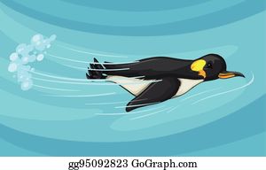 Detail Penguin Swimming Clipart Nomer 6