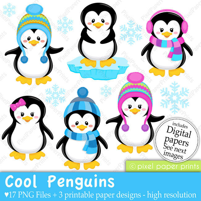 Detail Penguins Clipart Nomer 28