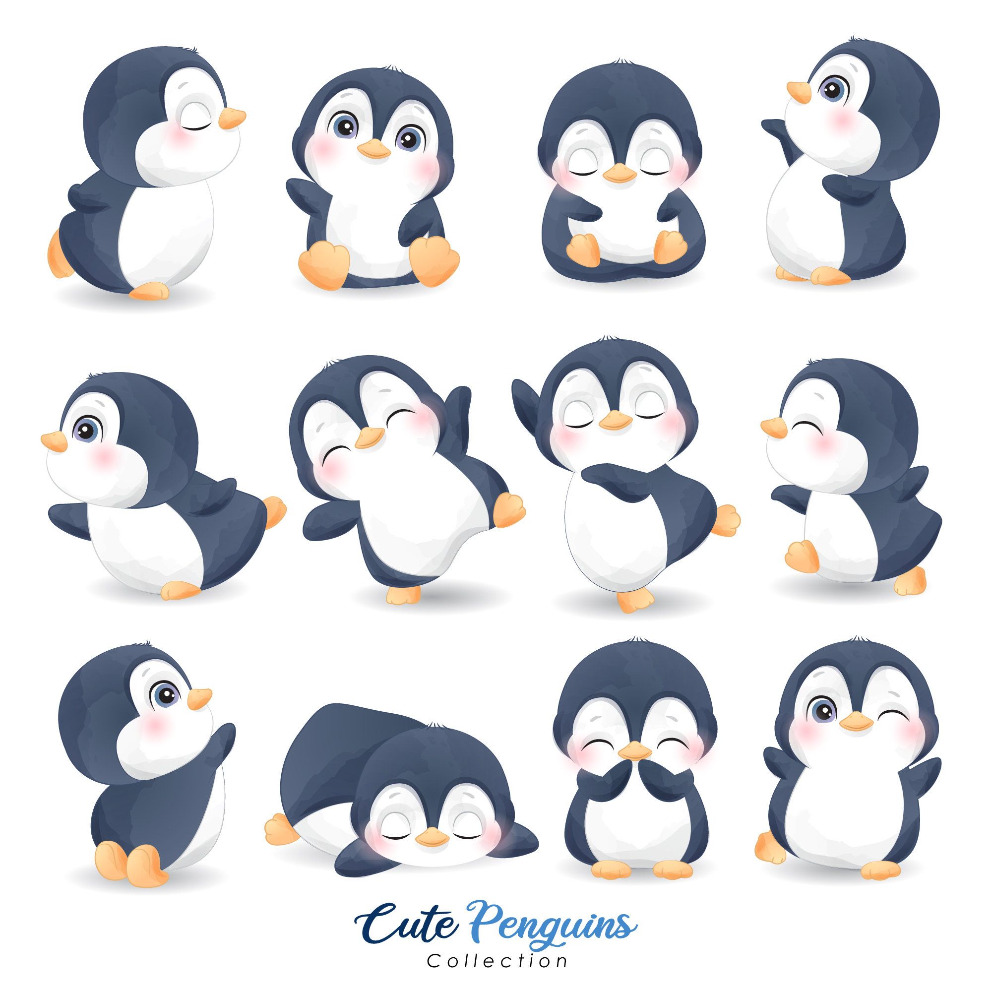 Detail Penguins Clipart Nomer 45