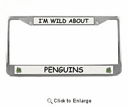Detail Penguins License Plate Frame Nomer 34