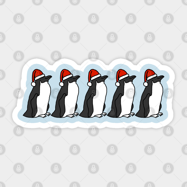 Detail Penguins With Santa Hats Nomer 27