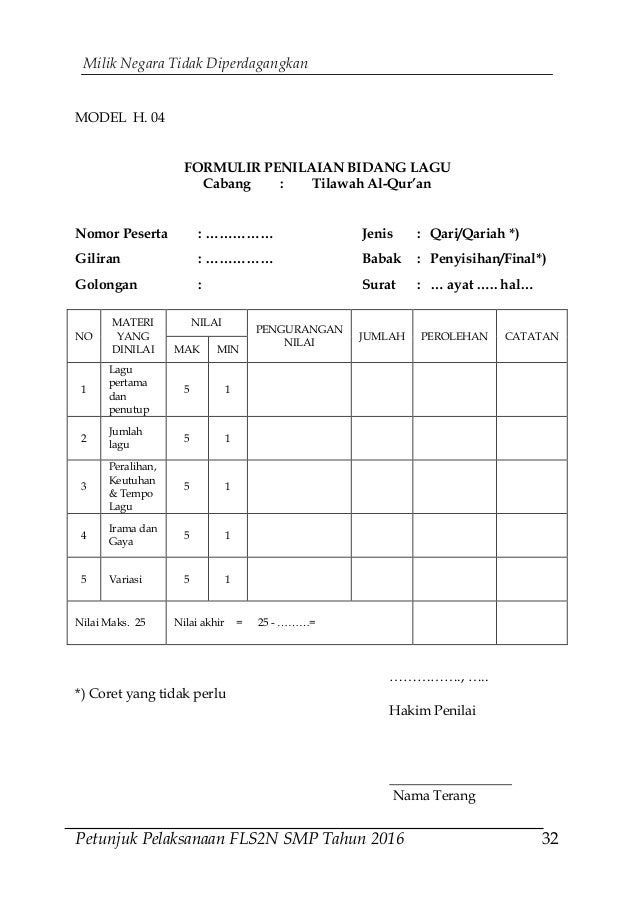 Detail Penilaian Lomba Puisi Nomer 29