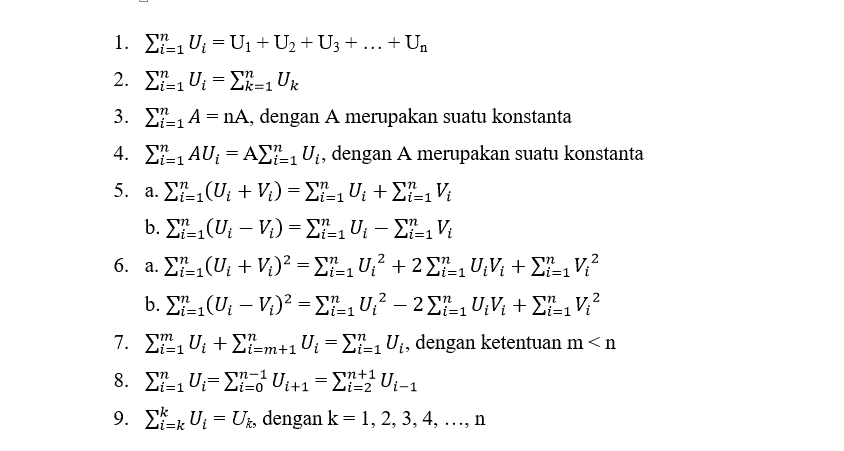 Detail Penjumlahan Notasi Sigma Nomer 3