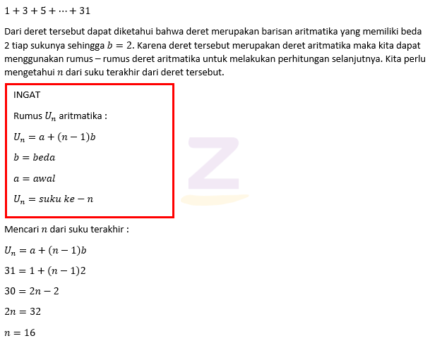 Detail Penjumlahan Notasi Sigma Nomer 27