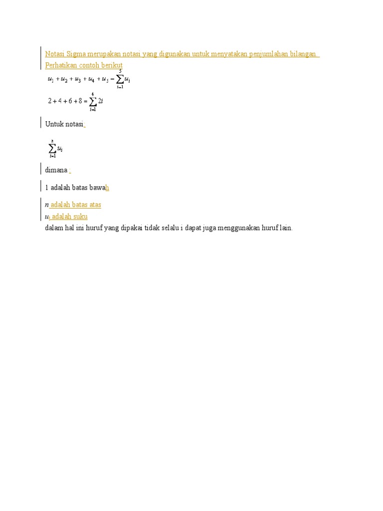 Detail Penjumlahan Notasi Sigma Nomer 43