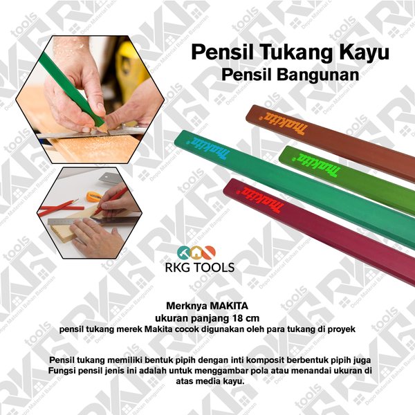 Detail Pensil Tukang Kayu Nomer 16