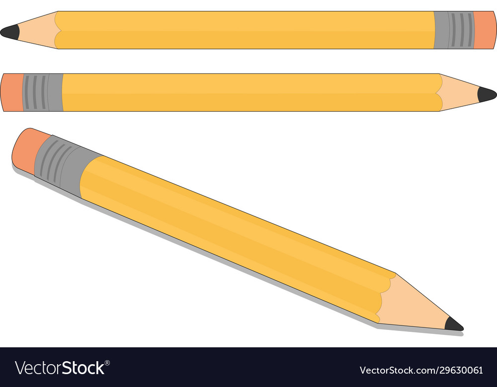 Detail Pensil Vector Nomer 27