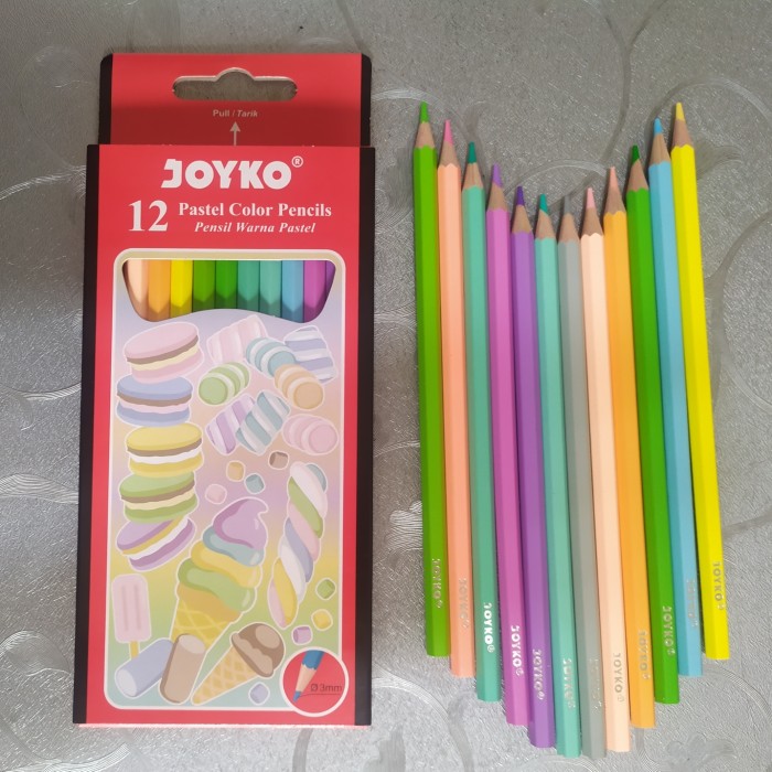 Pensil Warna Pastel - KibrisPDR