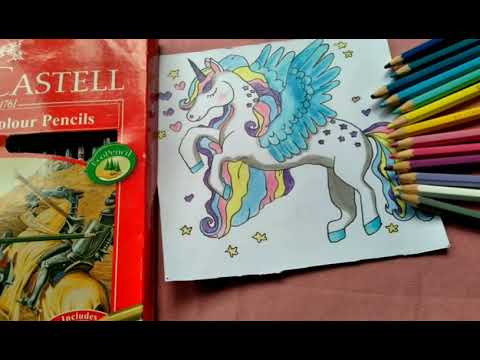 Detail Pensil Warna Unicorn Nomer 45