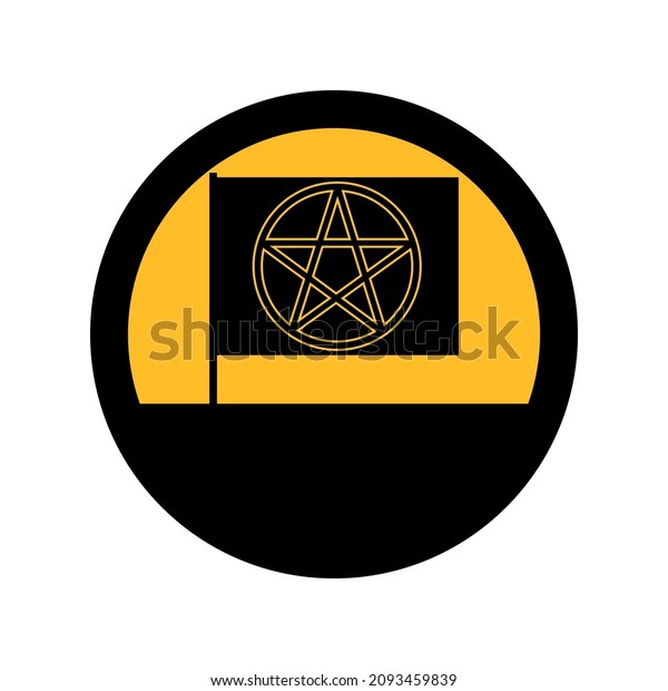 Detail Pentacle Flag Nomer 32