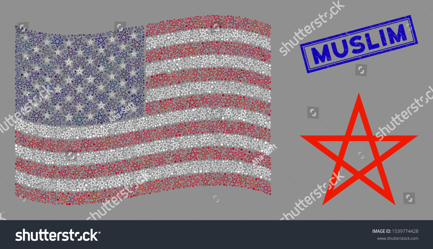 Detail Pentacle Flag Nomer 45