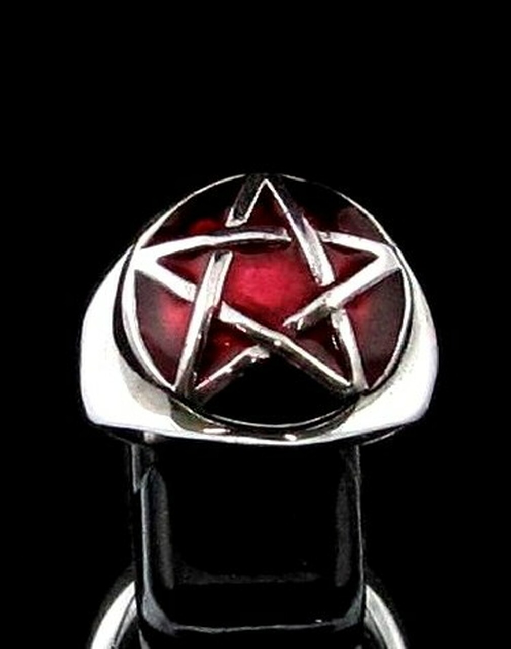 Detail Pentacle Rings Silver Nomer 41