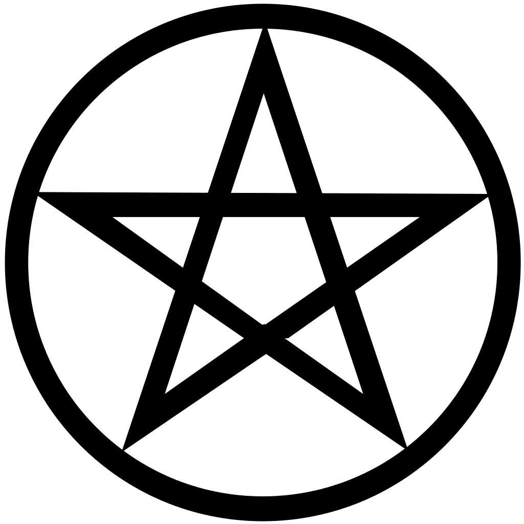 Detail Pentacle Text Symbol Nomer 2