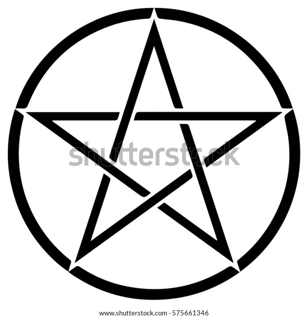 Detail Pentacle Text Symbol Nomer 15