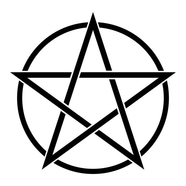 Detail Pentacle Text Symbol Nomer 3
