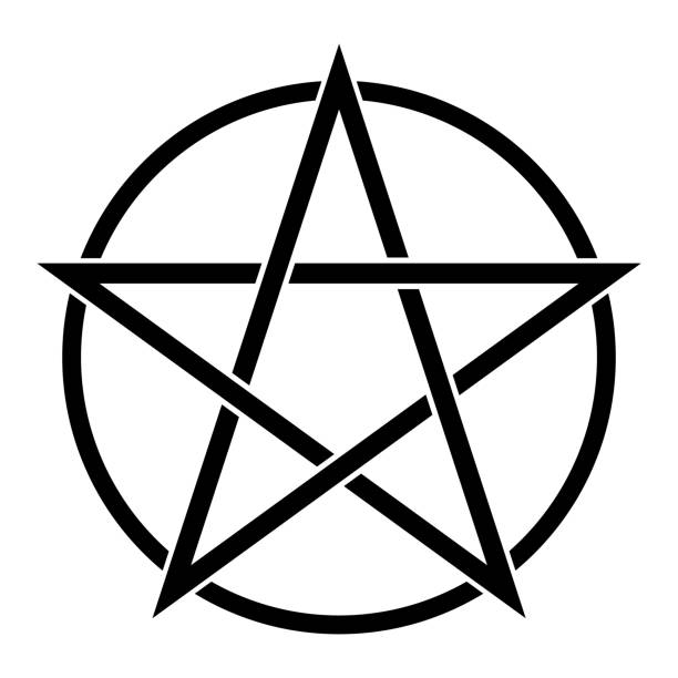 Detail Pentacle Text Symbol Nomer 3