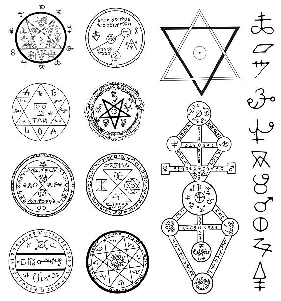 Detail Pentacle Text Symbol Nomer 23