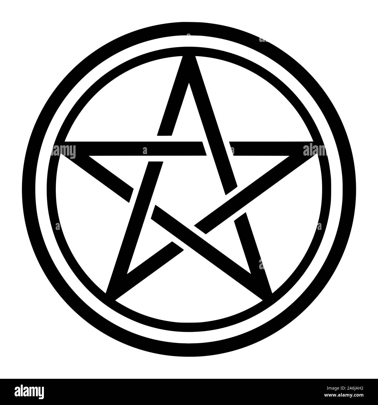 Detail Pentacle Text Symbol Nomer 43