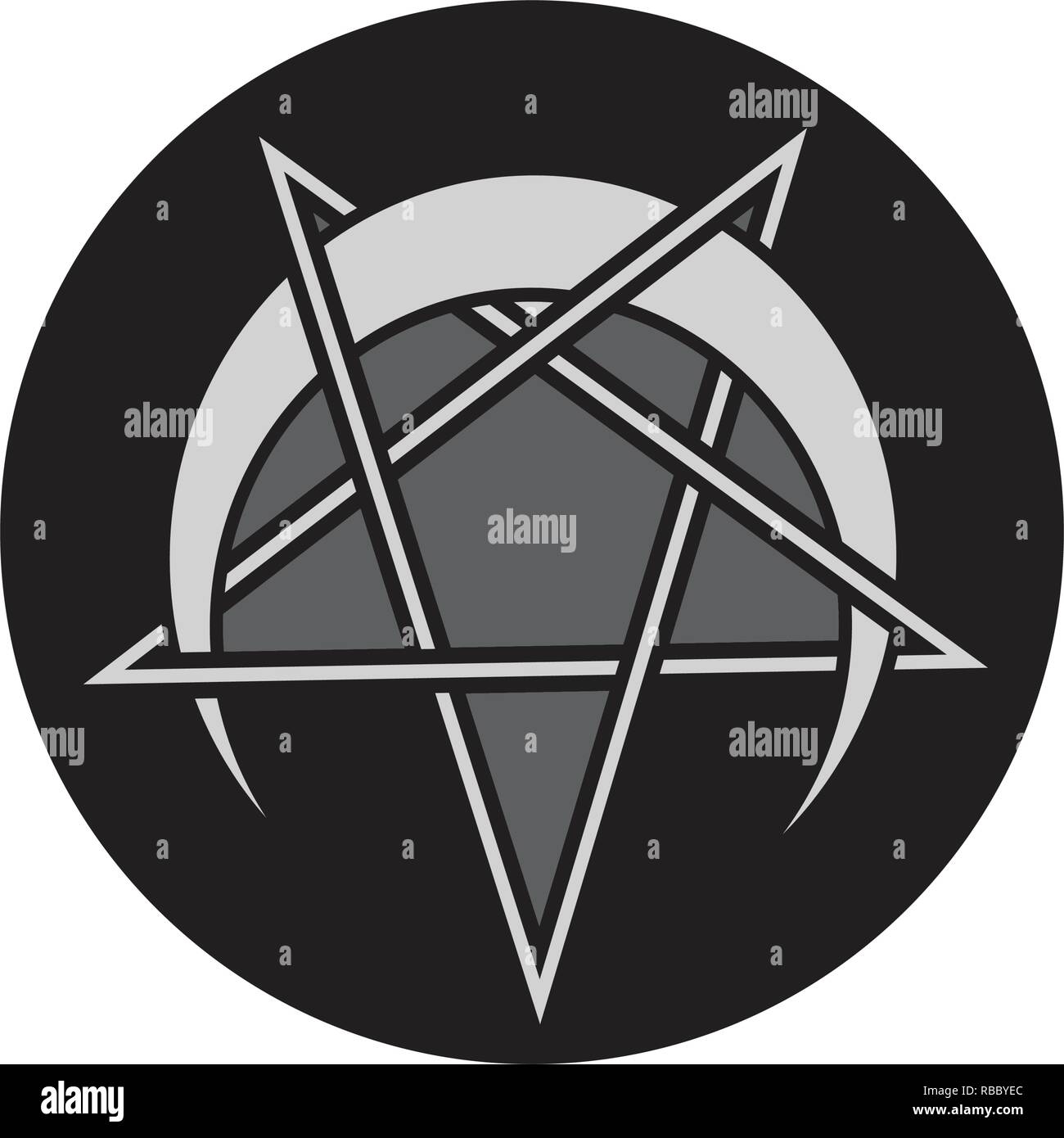 Detail Pentacle Text Symbol Nomer 44