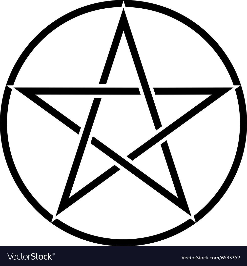 Detail Pentacle Text Symbol Nomer 6