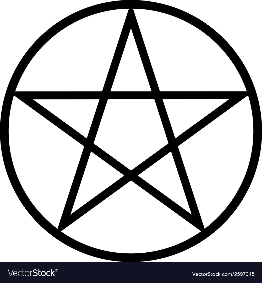 Detail Pentacle Vector Nomer 12