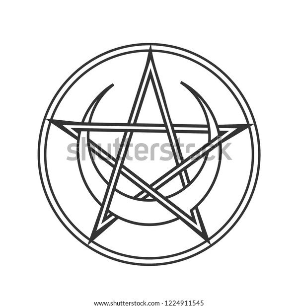 Detail Pentacle Vector Nomer 13