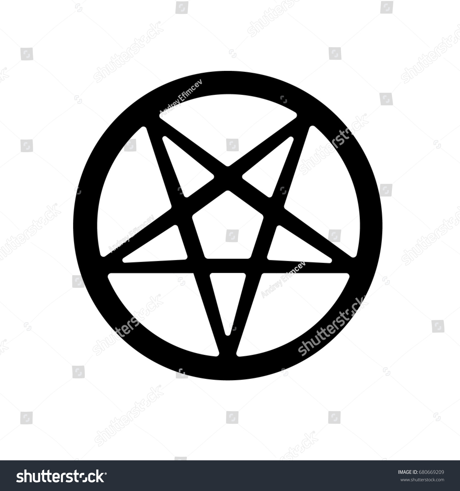 Detail Pentacle Vector Nomer 20